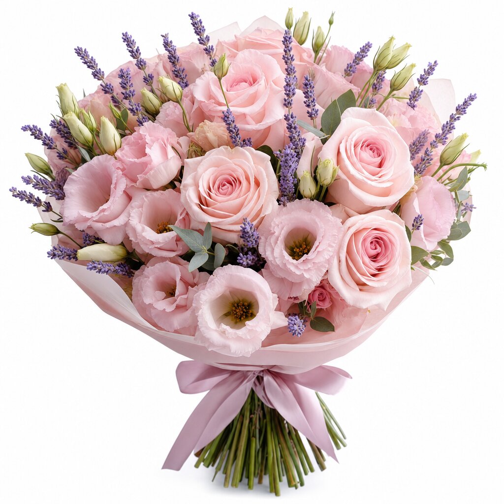 Romantic Pink & Purple — 浪漫粉紫花束